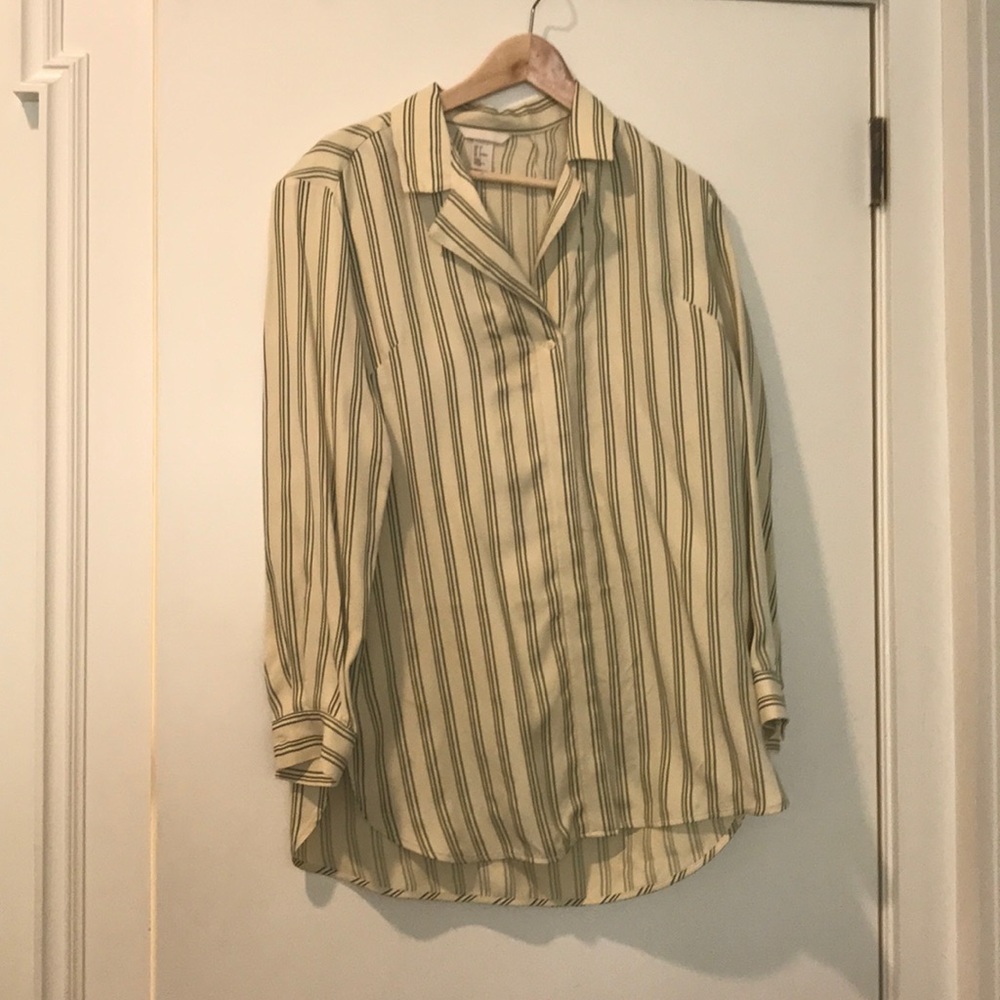 Oversized button down